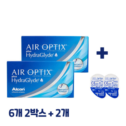 에어옵틱스 하이드라 글라이드 (6개들이) (한달착용) (2박스 구매시 2알 추가 증정)
