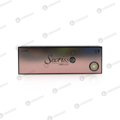 오렌즈 Secriss 원데이 컬러렌즈 Coral Brown (20개들이)
