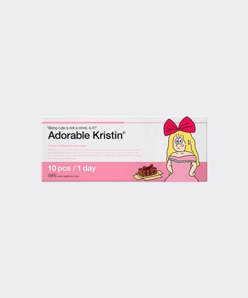 하파크리스틴 Adorable Kristin 원데이 컬러렌즈 Gray (10개들이)