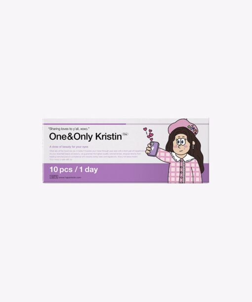 하파크리스틴 One&Only Kristin 원데이 컬러렌즈 Gray (10개들이)