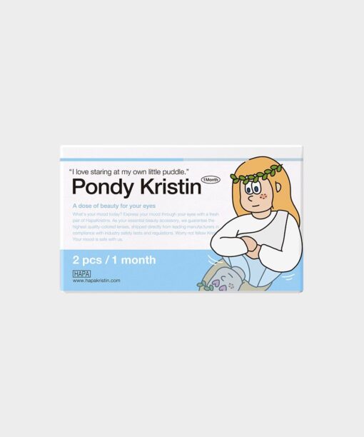 하파크리스틴 Pondy Kristin 1개월용 컬러렌즈 Gray (2개들이)